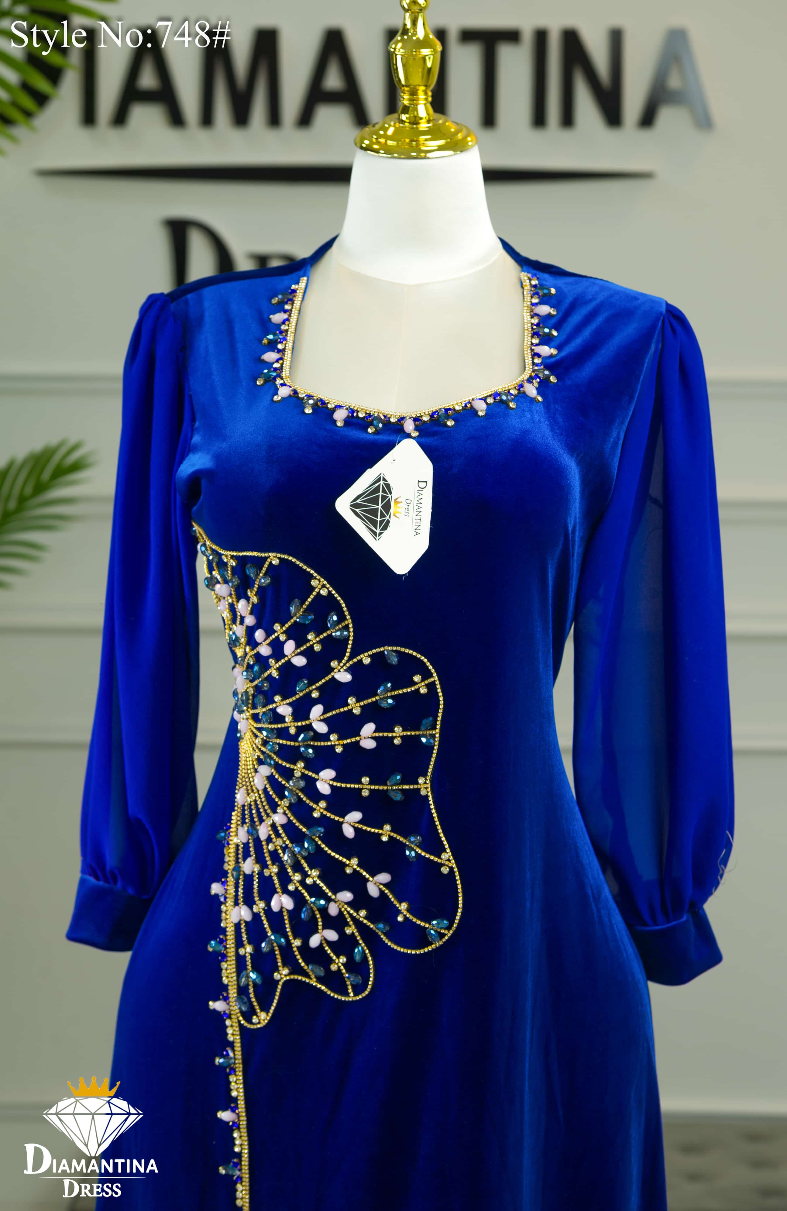 Robe fleur de chic 748#