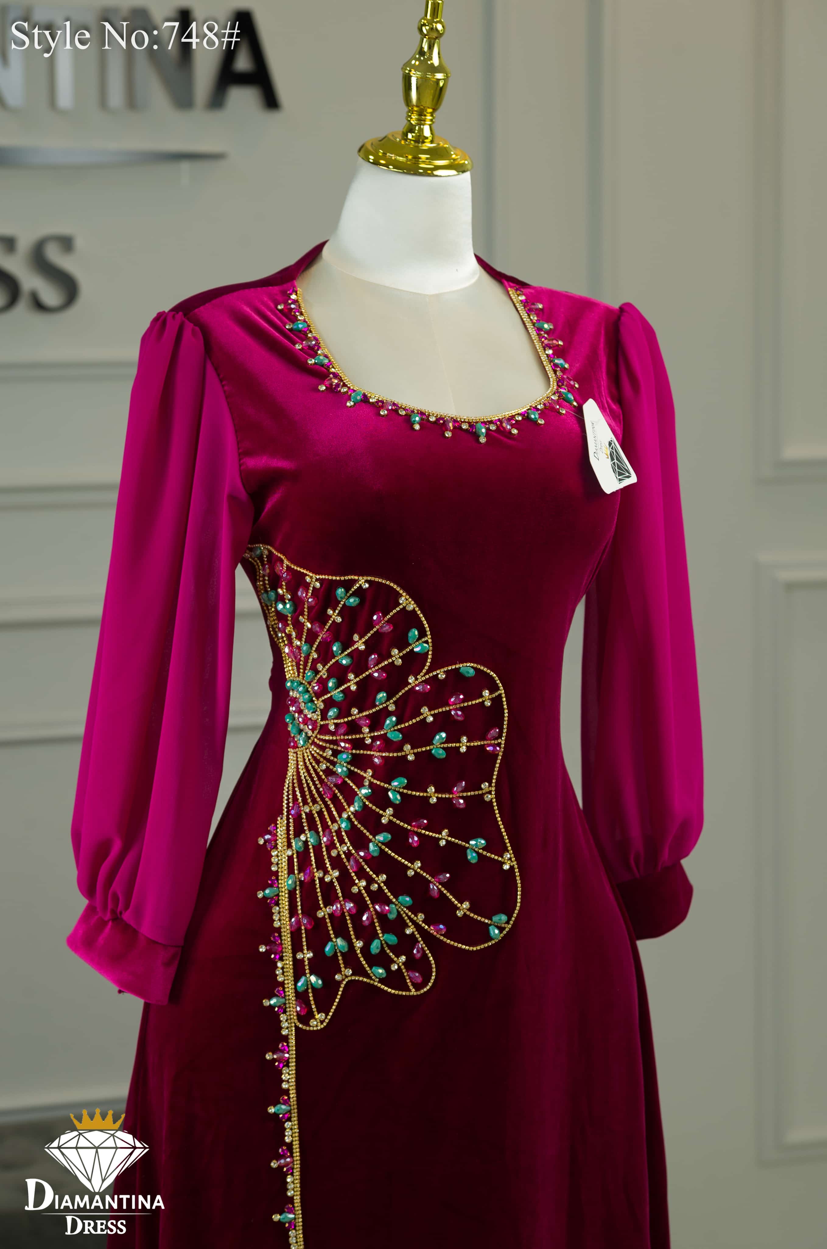 Robe fleur de chic 748#