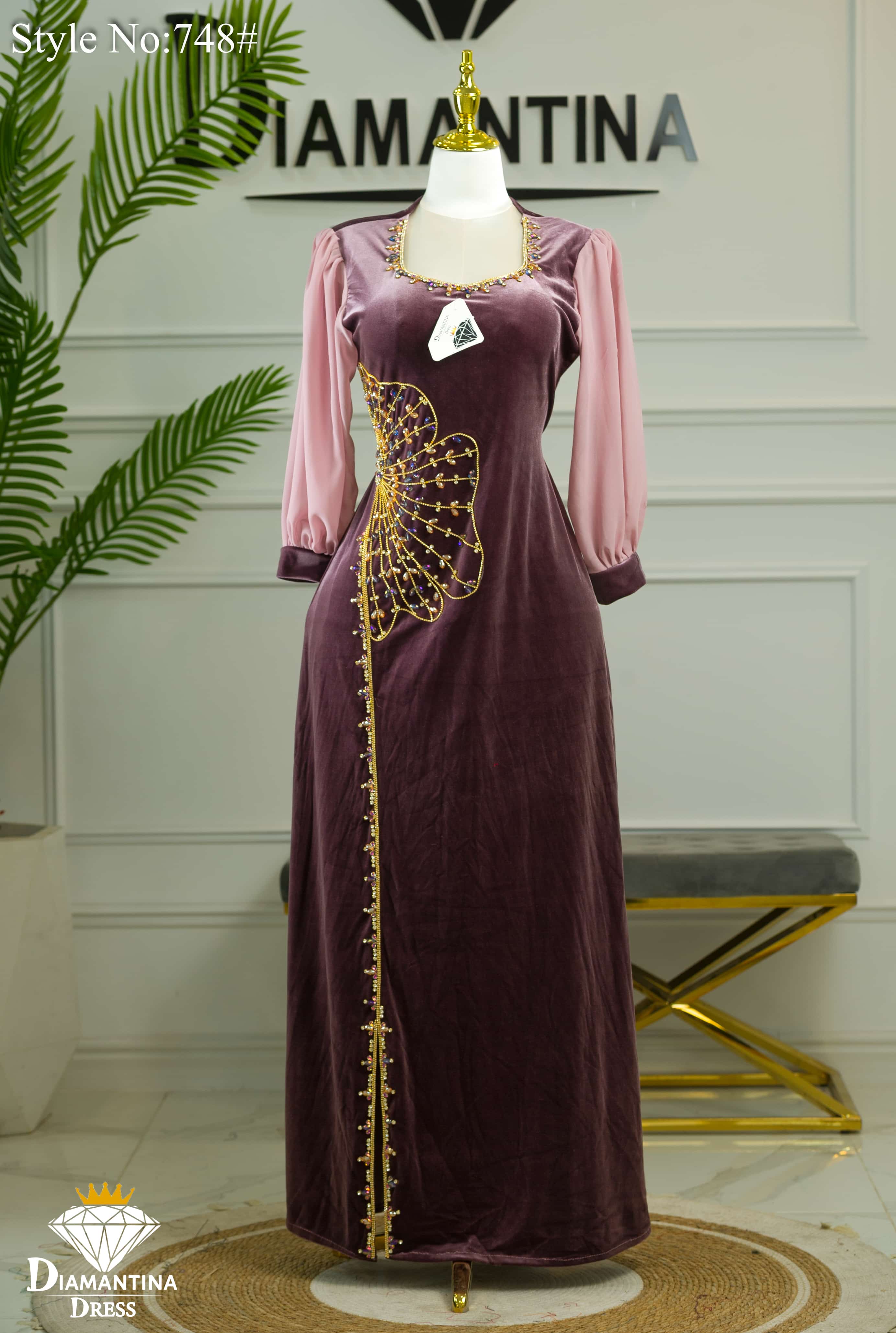 Robe fleur de chic 748#