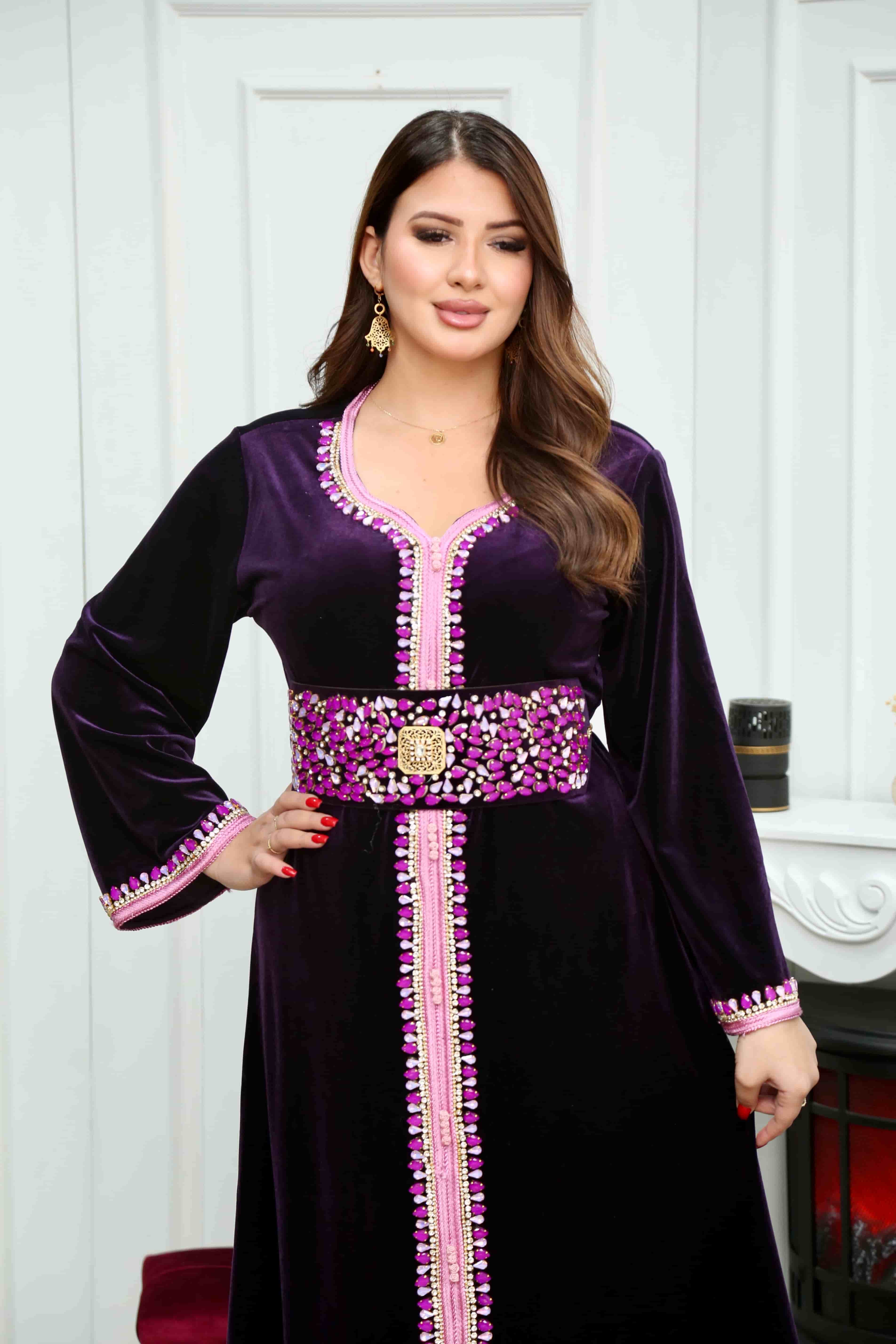 797 قفطان مخمل قطيفة رقم