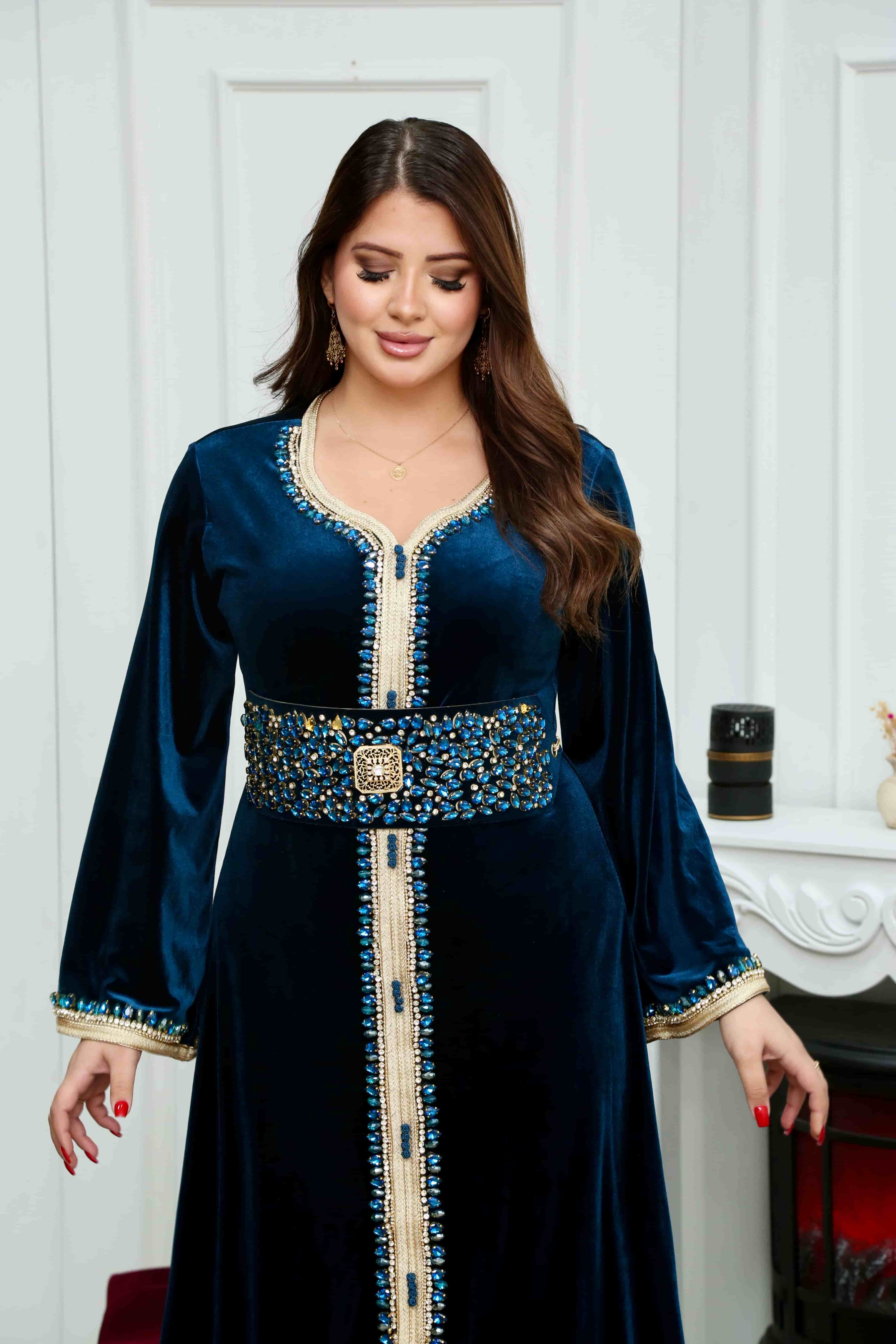 797 قفطان مخمل قطيفة رقم