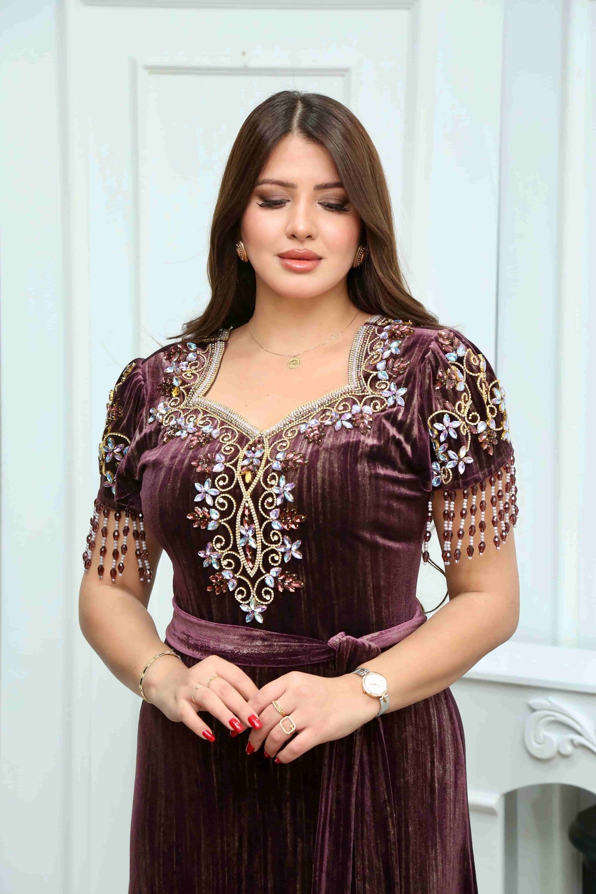 795 قندورة قطيفة رقم